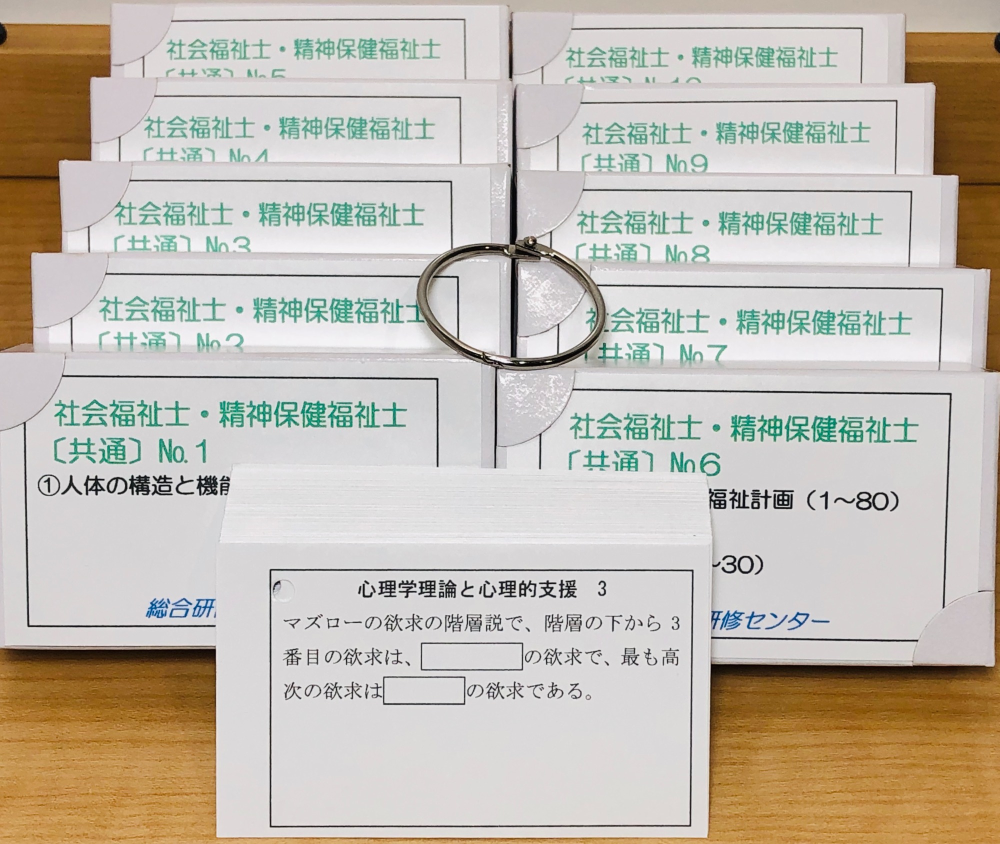 社会福祉士【共通】暗記カード 